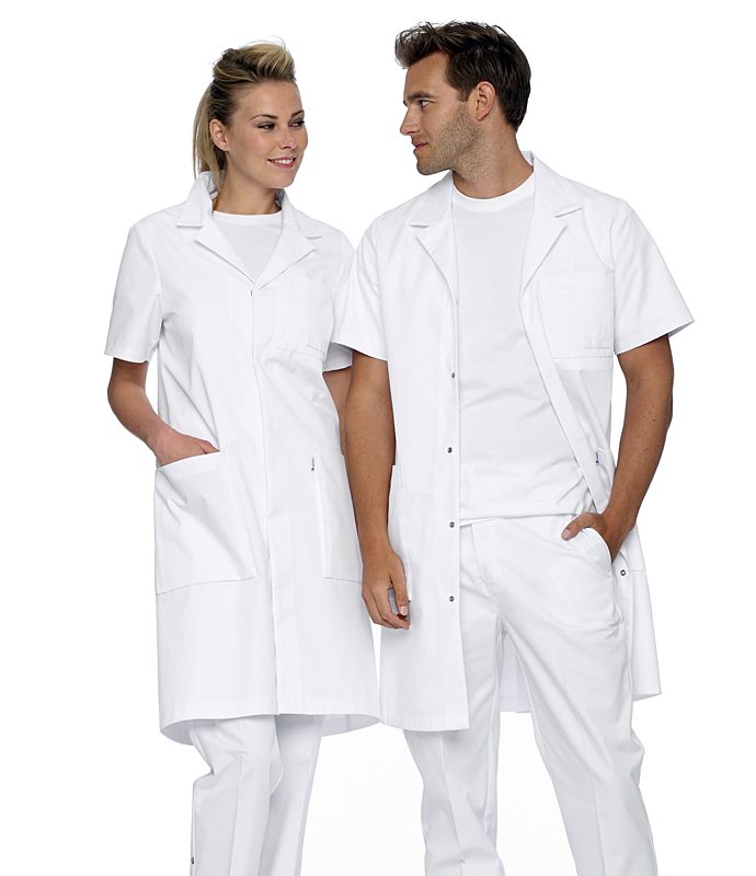 Blouse medecin on sale manche courte