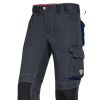 Pantalon de Travail, Coupe Ergonomique Anthracite et bleu nuit