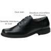 Chaussures Cuir Homme, Noires, Semelle intérieure Cuir, Doublure climatisante