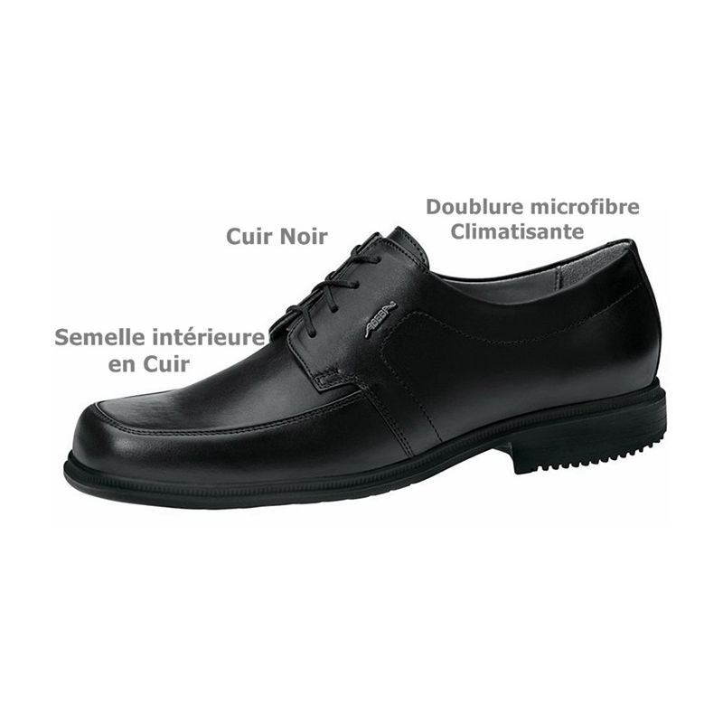 chaussures homme cuir noir