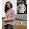 Cardigan Femme de style Irlandais, Luxe et Douceur