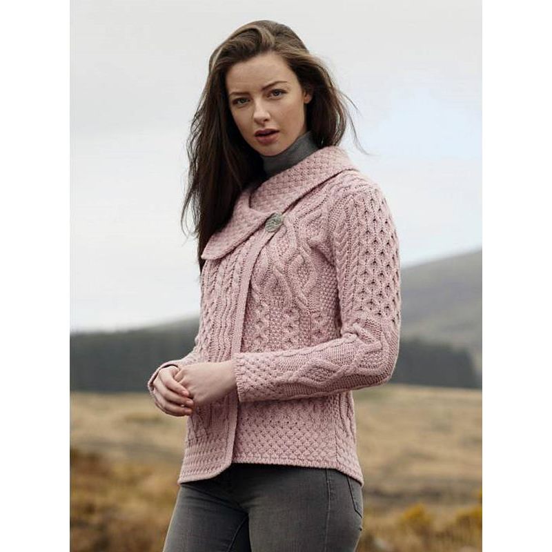  Cardigan  Femme de style Irlandais Luxe et Douceur Laine 