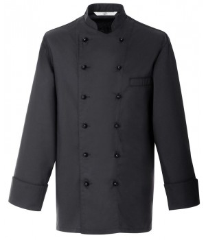 Veste de cuisine chic noire