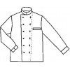 Croquis veste de cuisine chef