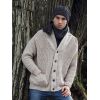 Veste Irlandaise Homme, Beige Chiné