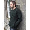 Pull Homme Irlandais, Vert armée