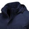 Parka imperméable, capuche détachable, Marine