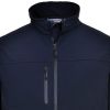 Blouson SoftShell Respirant chaud couleur marine