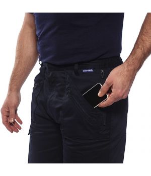 Bermuda Action, Short, Marine, Taille XL, élastiquée au dos