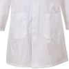 Blouse homme polyester coton, boutons pression sous patte