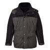 Parka Homme Grise et Noire