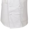 Veste patissier blanche manche courte 100 % coton