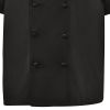 Veste de Cuisine Noire, PolyCoton