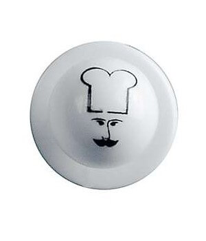 Boutons tête de Chef, Le pack de 12 Boutons tête de Chef, Le pack de 12
