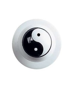 Boutons Yin Yang, Le pack de 12 Boutons Yin Yang, Le pack de 12