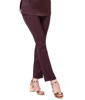 Pantalon Femme Capri, Taille 40, 100 % Polyester Bi-Stretch Confort