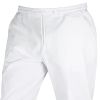 Pantalon Blanc Super Confort Homme, Bi-Stretch, Taille élastiquée en Tricot