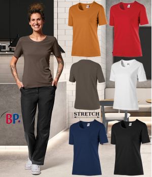 T-shirt Femme, Manche 1/2, Col Rond, Stretch Confort, Modern fit