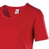 T-shirt de travail Femme col rond rouge