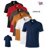 Polo Femme et Homme, Col Polo avec patte à boutons, Confort Stretch