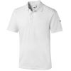 Polo mixte blanc stretch