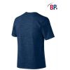 T-shirt Femme et Homme stretch manche courte couleur bleu marine