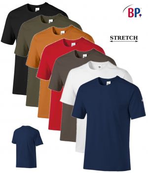 T-shirt Femme et Homme, Col Rond, Confort Stretch, Modern Fit près du corps