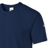 T-shirt mixte Col Rond coupe près du corps couleur bleu marine
