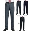 Pantalon homme, A pinces, Taille 52-54 et 32-64, 1 poche arrière, entretien facile.