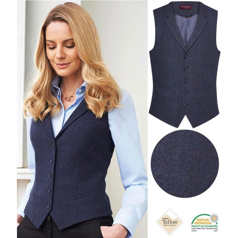 gilet costume tweed