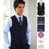 Gilet de Costume Homme, Revers, 5 boutons, Lavable en machine