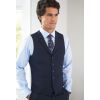 Gilet de Costume Homme, Revers, 5 boutons, Lavable en machine