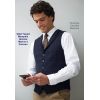 Chemise Blanche avec Gilet Tweed