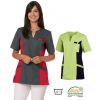 Blouse Médicale à enfiler pour Femme, Bicolore, Poche poitrine et stylo
