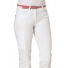 Pantalon femme blanc Poche cuisse