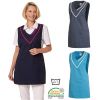 Blouse Chasuble, Col V, Passementerie et Bandes Passepoilées