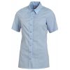 Chemisier manches demi, Stretch Bleu clair