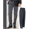 Pantalon de cérémonie Homme Gris à rayures