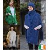 Châle Irlandais, pour femme, 100 % laine Merinos