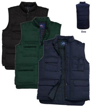 Gilet de travail Shetland, Nombreuses poches, Doublure flanelle de coton