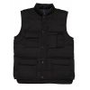 Bodywarmer noir, nombreuses poches