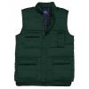 Gilet de travail chaud couleur vert bouteille