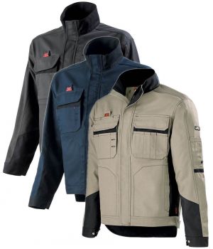 Blouson de Travail Ventus, Col Montant, Nombreuses Poches