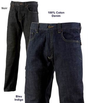 Chemise homme De Jeans Petite poche 100/% Coton Confort Denim Bleu Mi