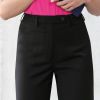 Pantalon femme taille haute, Noir