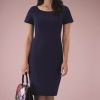 Robe chic Bleu roi, doublure extensible