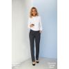 Pantalon Femme Gris avec Chemisier blanc