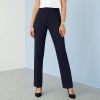 Pantalon Femme, Coupe Classique, Marine