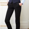 Pantalon Chino Femme Noir