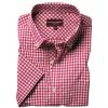 Chemise Homme Manches Courtes Vichy 60 % coton, 40 % polyester